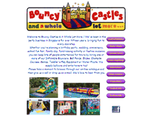 Tablet Screenshot of bouncy-castles.com.sg